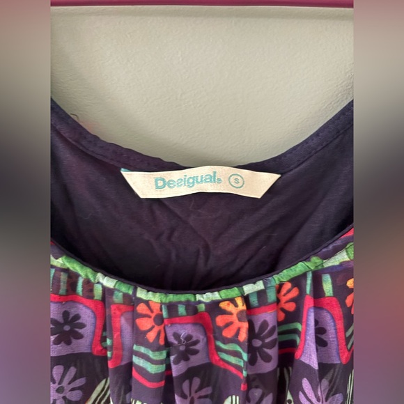 Desigual Colorful Flowy Sleeveless Top-size S - Picture 5 of 5